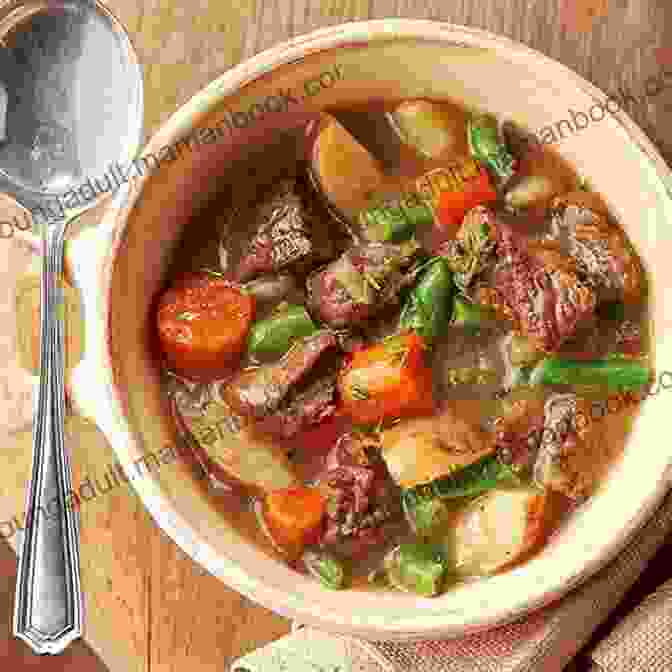 A Bowl Of Hearty Pioneer Stew Filled With Chunks Of Beef, Vegetables, And Potatoes My Prairie Cookbook: Memories And Frontier Food From My Little House To Yours