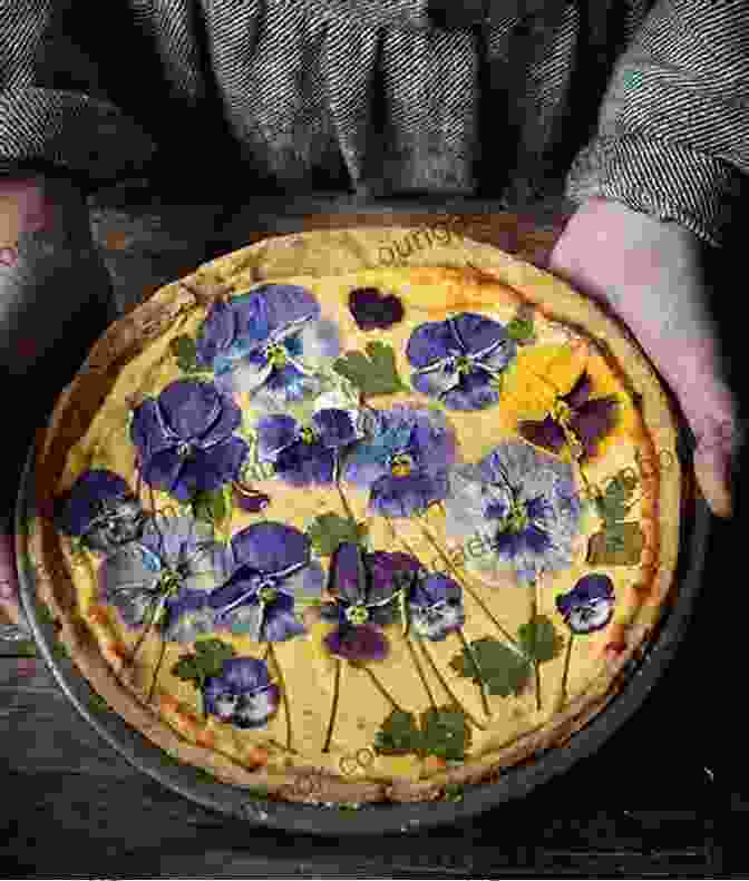 A Delectable Tart Adorned With Edible Flowers, Inspired By Keats' Eat This Poem: A Literary Feast Of Recipes Inspired By Poetry