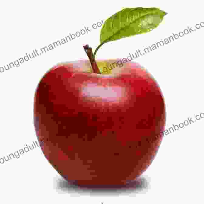 A Red Apple The Amazing And Five Friuts