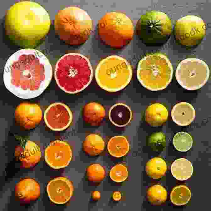 A Variety Of Citrus Fruits The Amazing And Five Friuts