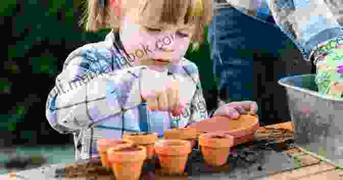Children Carefully Planting Seeds In Small Pots On A Windowsill Gardening For Kids With No Garden: Teach Children Self Sufficiency In Small Spaces Growing Vegetables And Fruits From Seed To Plant In Eco Friendly Grow Bags Brilliant For Patios Balconies Rooftops