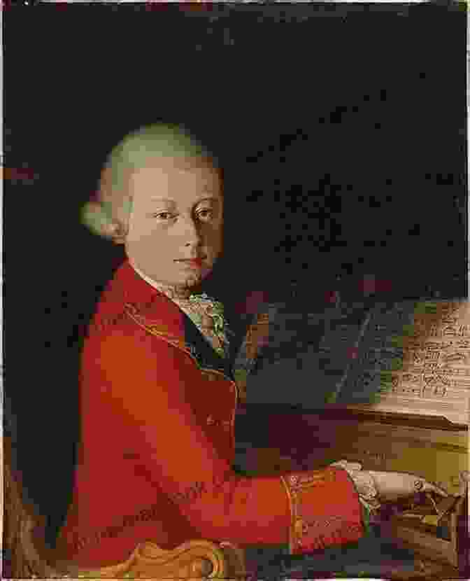 Mozart's Portrait Surrounded By Images Of His Famous Works Life Of Mozart (Volume 2 Of 3)